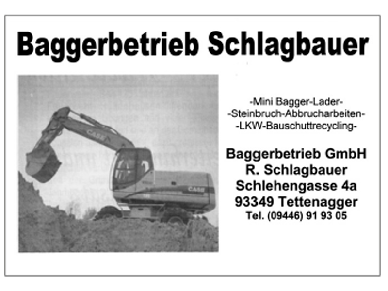 Baggerbetrieb Schlagbauer